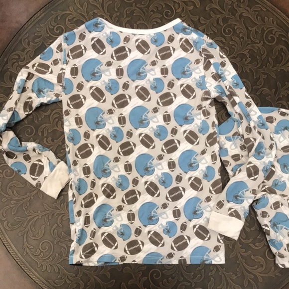 Sweet Bamboo Football Pajamas Size 10 Years - Picture 9 of 10